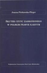 Książka - Skutek czynu zabronionego w polskim prawie karnym
