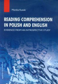 Książka - Reading Comprehension in Polish and English