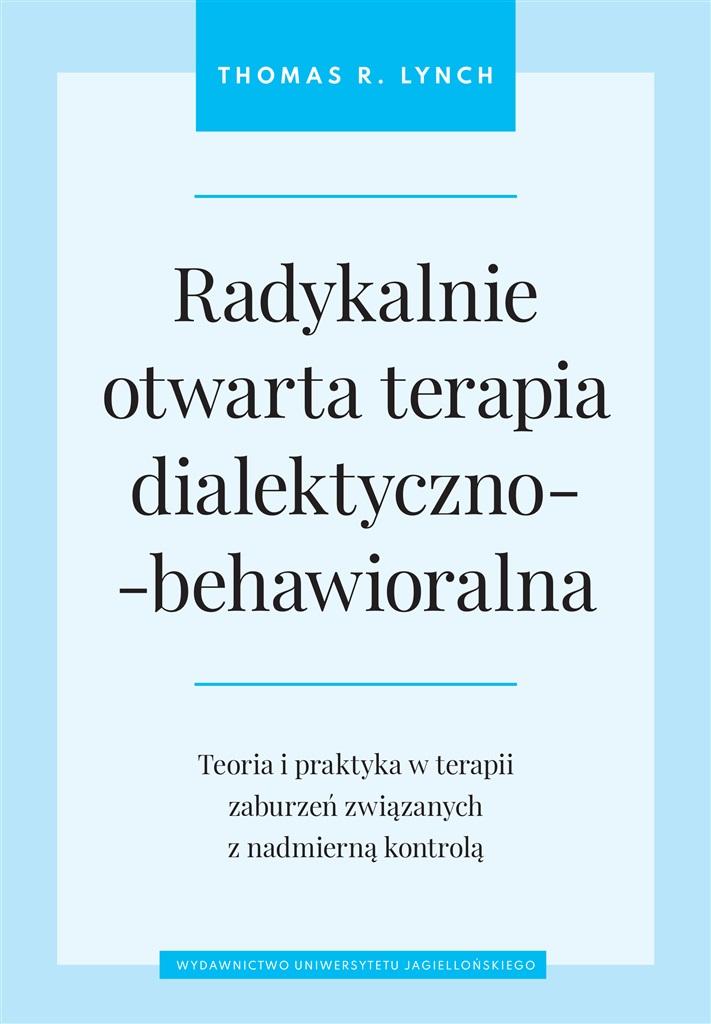Książka - Radykalnie otwarta terapia dialektyczno-behawior.