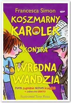 Książka - Koszmarny Karolek kontra Wredna Wandzia 