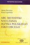 Książka - ABC metodyki nauczania języka polskiego jako obcego