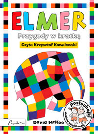 Książka - Posłuchajki Elmer Przygody w kratkę