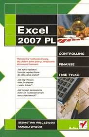 Książka - Excel 2007 PL Controling finanse i nie tylko