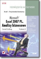 Książka - Microsoft Excel 2007 PL. Analizy biznesowe. Rozwiązania w biznesie. Wydanie III