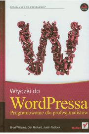 Książka - Wtyczki do WordPressa. Programowanie dla profesj.