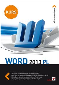 Książka - Word 2013 PL. Kurs