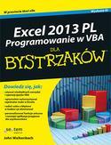 Książka - Excel 2013 PL. Programowanie w VBA dla bystrzaków