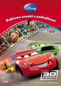 Książka - Bajkowe scenki z naklejkami - Filmy Disney/Pixa