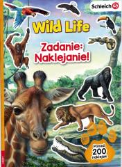 Książka - Schleich Wild Life Zadanie Naklejanie