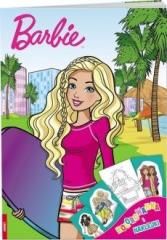 Książka - Barbie. Kolorowanka i naklejki