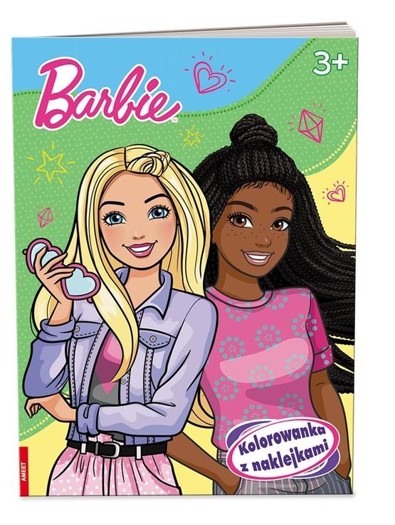 Książka - Barbie. Kolorowanka z naklejkami