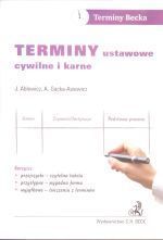 Terminy ustawowe cywilne i karne