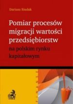 Książka - Pomiar procesów migracji wartości przedsiębiorstw