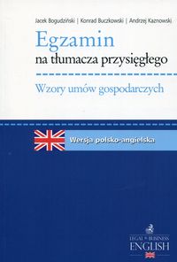 Książka - Egzamin na tłumacza przysięgłego wersja polsko-angielska 