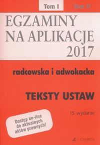 Książka - Teksty ustaw. Egzaminy T.1 wyd.15