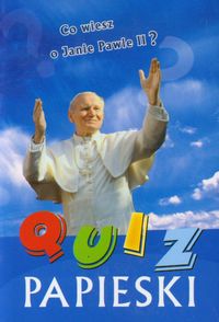 Książka - Quiz papieski. Co wiesz o Janie Pawle II?
