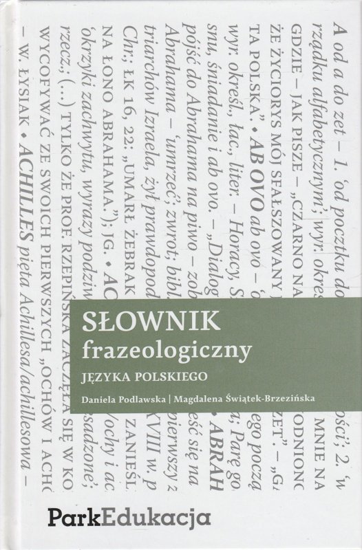 Książka - Powiększ Słownik frazeologiczny języka polskiego