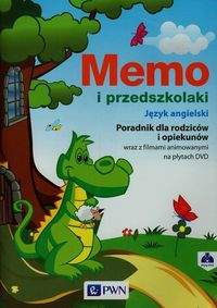 Książka - Memo i przedszkolaki Język angielski Poradnik dla rodziców i opiekunów wraz z filmami animowanymi na płytach DVD