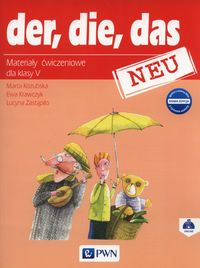 Książka - der, die, das NEU. Nowa edycja. Język niemiecki. Klasa V (materiał ćwiczeniowy)