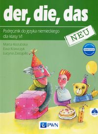 Książka - Der, die, das neu. Podręcznik do języka niemieckiego dla klasy 6