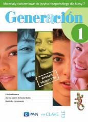 Książka - Generacion 1. Materiały ćwiczeniowe do języka hiszpańskiego dla klasy 7