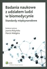 Książka - Badania naukowe z udziałem ludzi w biomedycynie
