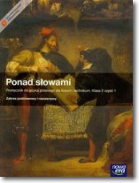 Książka - Ponad słowami 2 Język polski Podręcznik z płytą CD część 1 Zakres podstawowy i rozszerzony