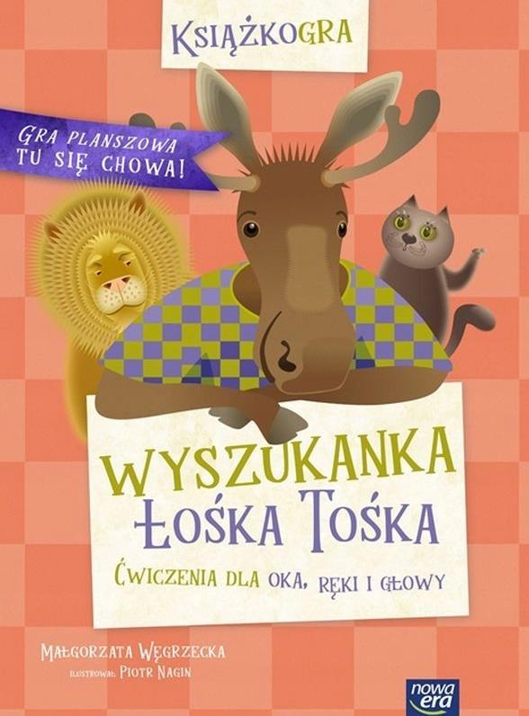 Książka - Wyszukanka Łośka Tośka. Ćwiczenia dla oka ręki i głowy