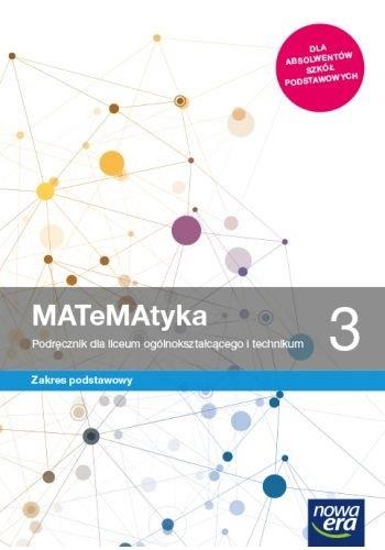 Książka - MATeMAtyka LO 3 ZP Podr. 2021 NE