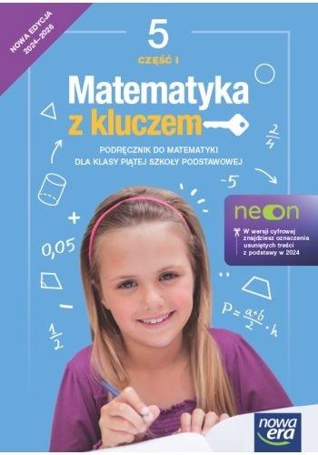 Książka - Matematyka SP 5 Mat. z kluczem neon Podr. cz.1