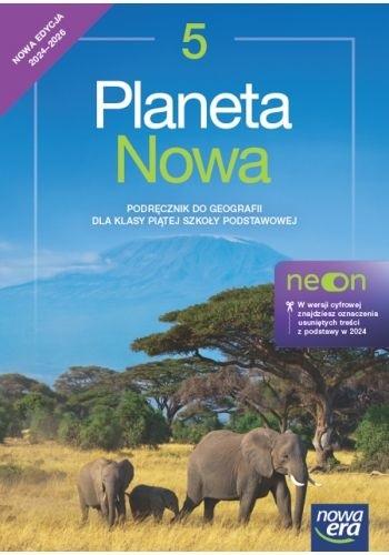 Książka - Geografia SP 5 Planeta nowa neon Podr.