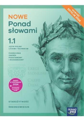 Książka - J. Polski LO 1 Nowe Ponad słowami cz.1 podr ZPiR