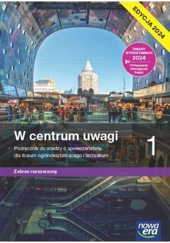 Książka - WOS LO 1 W centrum uwagi Podr. ZR