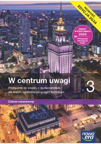 Książka - WOS LO 3 W centrum uwagi podr ZR 2024