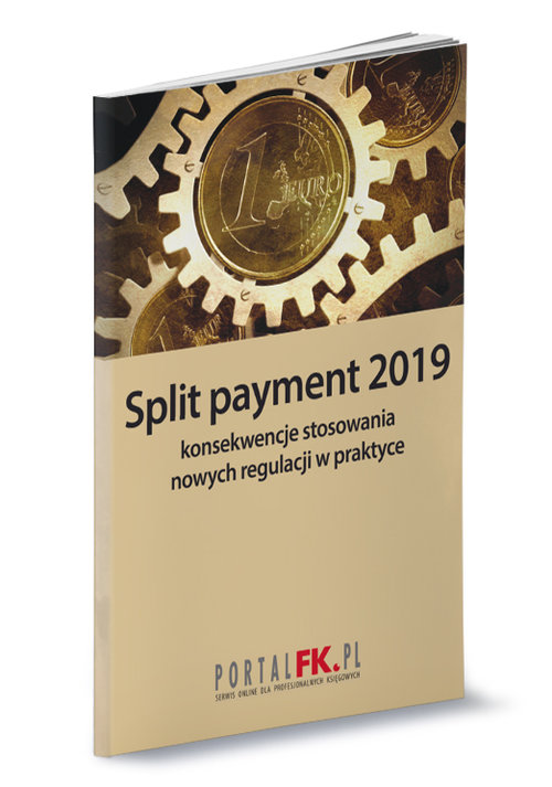 Książka - Split payment 2019 konsekwencje stosowania  nowych regulacji w praktyce