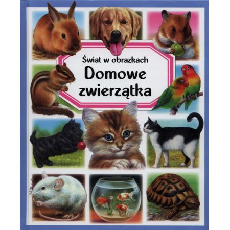 Książka - Domowe zwierzątka. Świat w obrazkach