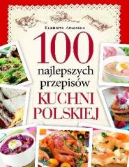 Książka - 100 najlepszych przepisów kuchni polskiej czerwona