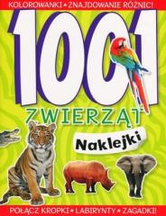 Książka - 1001 zwierząt. Naklejki