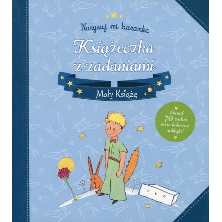 Książka - Mały Książę. Narysuj mi baranka. Książeczka z zad.