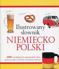 Książka - Ilustrowany słownik niemiecko-polski (żółty)