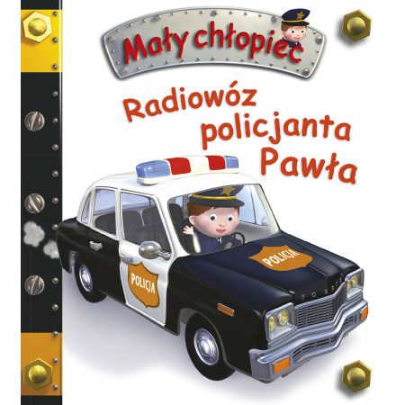 Mały chłopiec. Radiowóz policjanta Pawła