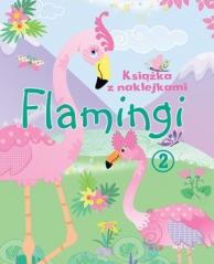 Książka z naklejkami. Flamingi 2