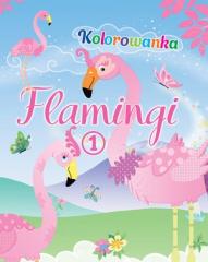 Książka - Flamingi. Kolorowanka 1