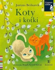 Książka - Koty i kotki. Czytam sobie. Poziom 1