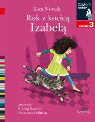 Książka - Rok z kocicą Izabelą. Czytam sobie. Poziom 3