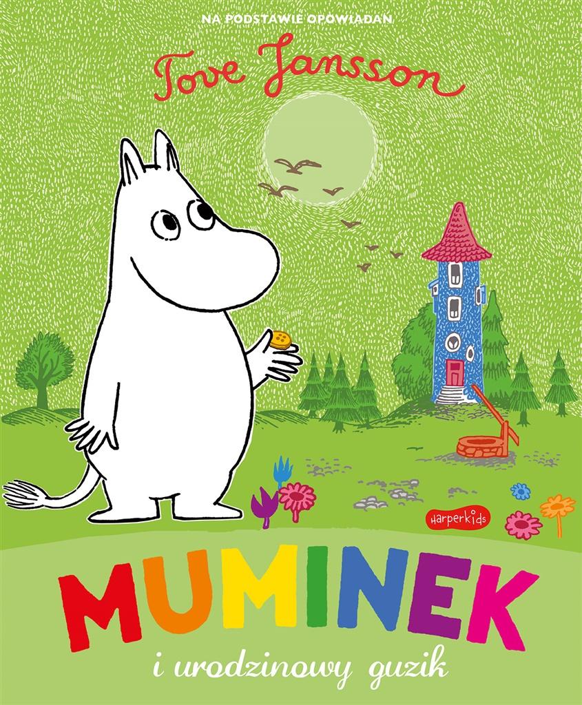 Książka - Muminek i urodzinowy guzik