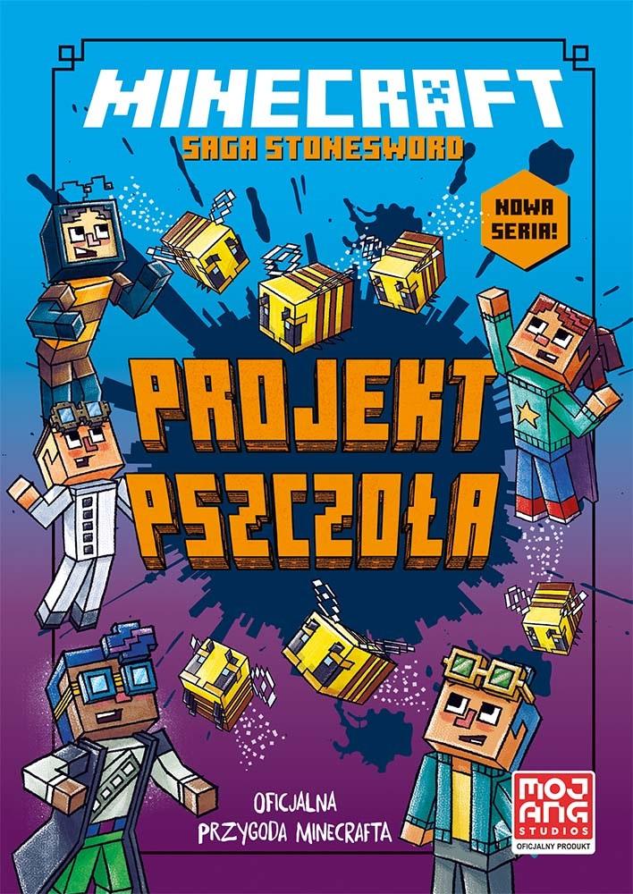 Książka - Minecraft Saga Stonesword T.4 Projekt pszczoła