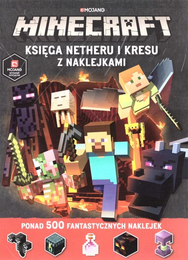 Minecraft. Księga Netheru i Kresu z naklejkami