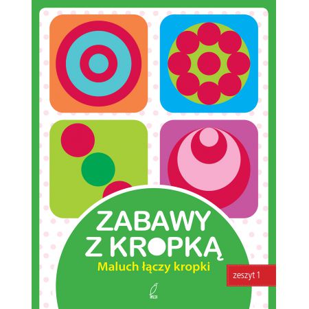 Zabawy z kropką. Maluch łączy kropki