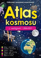 Książka - Atlas kosmosu z naklejkami i plakatem